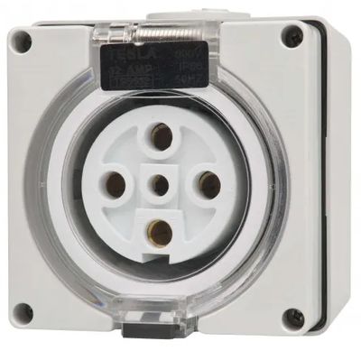 5 Pin 32A Socket Outlet with Base TSO532