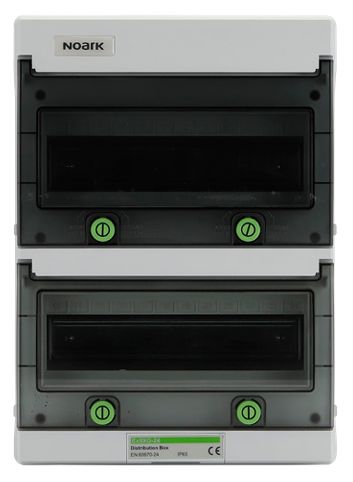 NOARK 24 POLE WEATHERPROOF DISTRIBUTION BOX G850256 Ex9XG-24DL