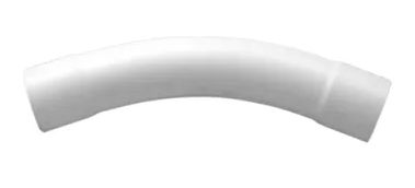 100MM SWEEP BEND WHITE 45° DEGREE