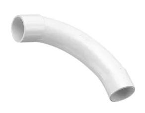 100MM SWEEP BEND WHITE 90° DEGREE