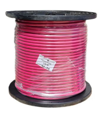 Fire rated 2.5mm 3 core + Earth copper braided Red VSD cable 100m roll FRVSD3025E-BRE