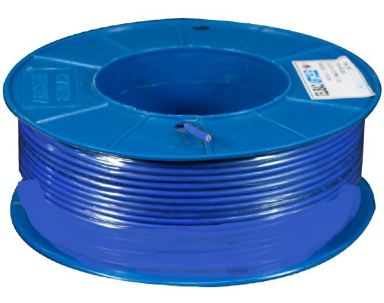 1.5mm Blue Flexible Building wire 30/0.25 100m Roll F1015VT-100BLUE