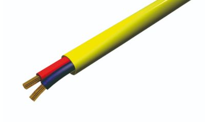 Speaker Microphone cable 30/0.25x2c circular yellow sheath SP2015-100YEL 100m Roll