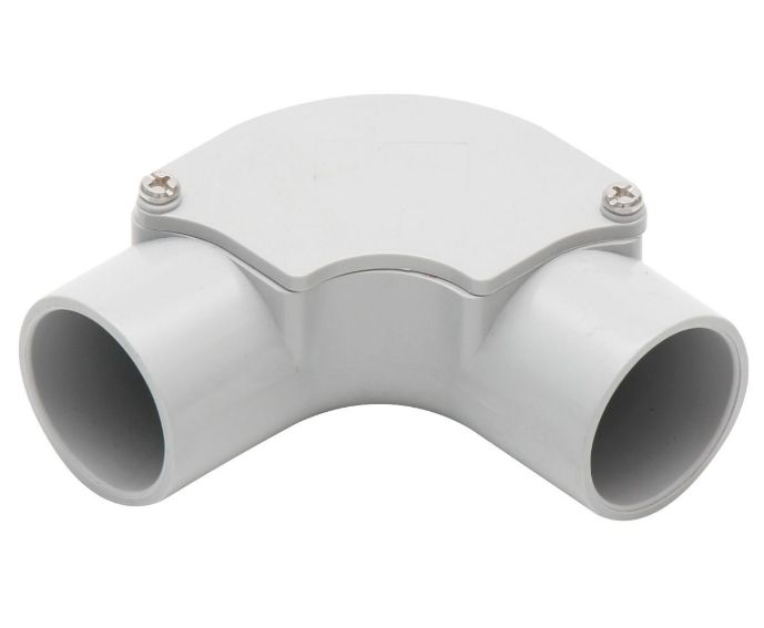 32mm Inspection Elbow PVC Grey