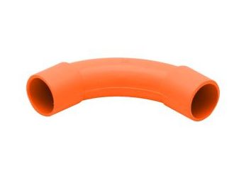 50mm Standard Bend 90° HD PVC Orange SB50-O