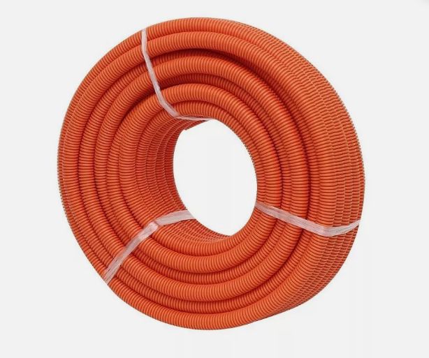 40mm Orange HD Corrugated flexible Conduit 10m Roll CC4010-O