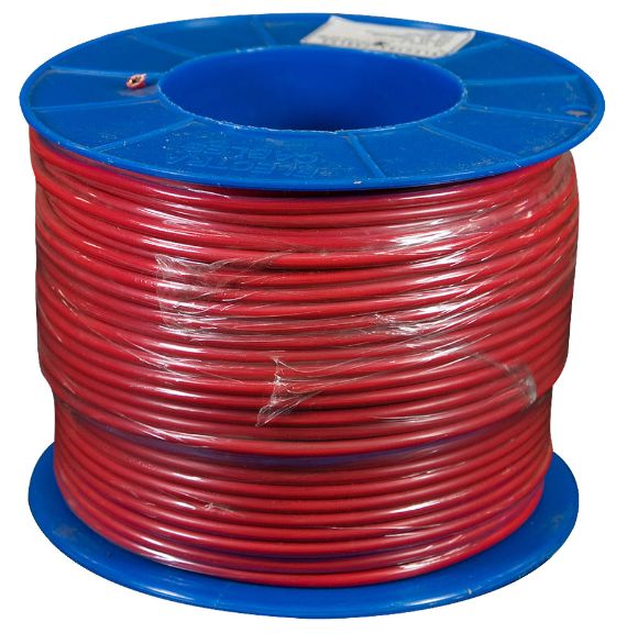 6mm Red Building Wire 7/1.04 100m Roll SR1060-100RED