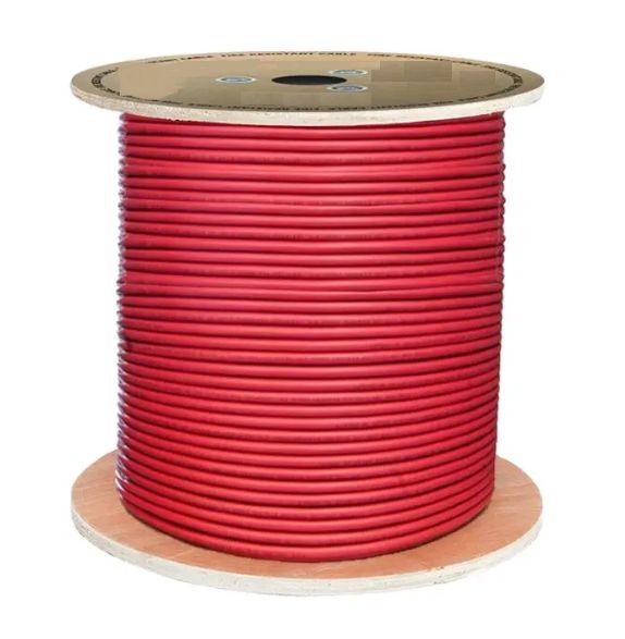 Fire rated 4mm 3 core + Earth Red cable 100m roll FRC3040E-100
