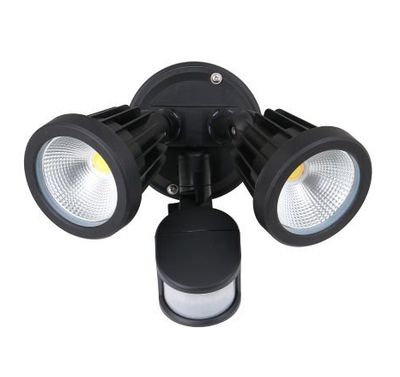 30W Twin Spotlight LED Tri-colour CCT with Sensor ZIP PHL4262