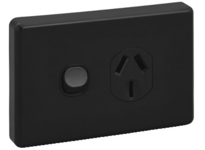 Classic C2000 series Black Single GPO Powerpoint C2015/20-BK