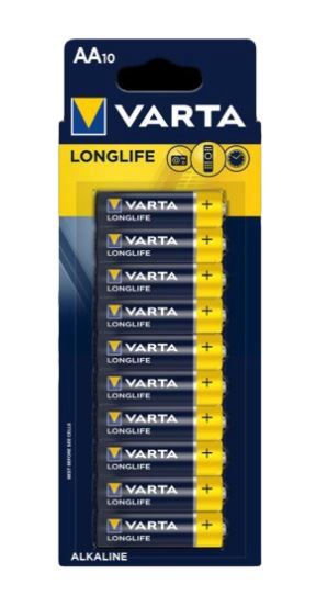 AA Alkaline Batteries 1.5v Pack of 10