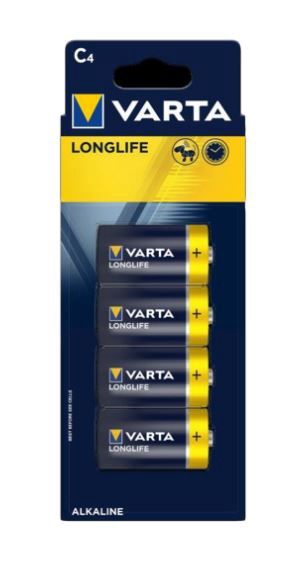 C Alkaline Batteries 1.5v Pack of 4