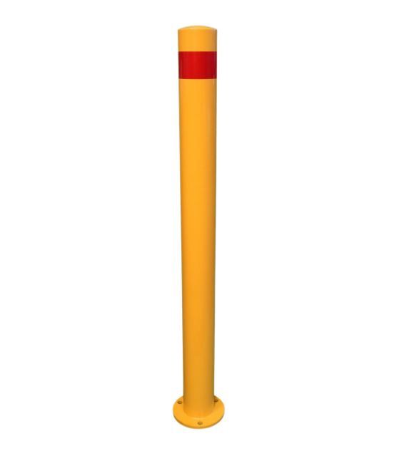 900mm Yellow steel safety Bollard Barricade pole SSB900
