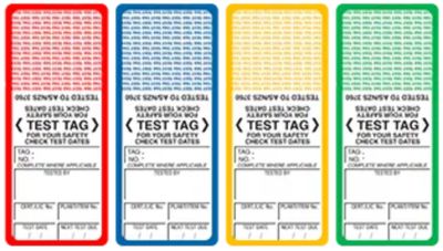 Self Laminating Mixed color Test and Tag Including Industrial Marking Pen Pack Of 100
