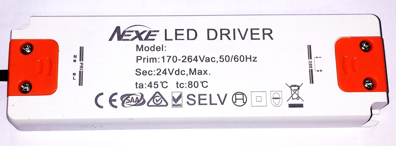 100W LED Driver 12V DC Max 8.2A IP20