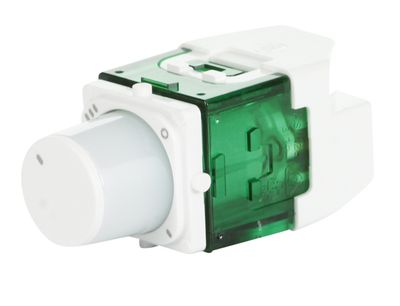 Clipsal Iconic Rotary Fan switch 4 position Mech Vivid white 40RSM3-VW