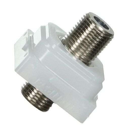 Clipsal Iconic TV F type male to F type male socket Mech 40PFM-TN