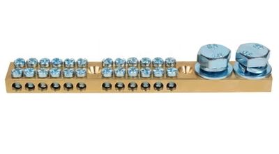 12 Holes Neutral and Earth Bar 165A TESNB12