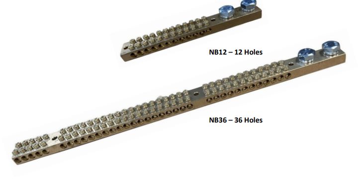 48 Holes Neutral and Earth Bar 165A TESNB48