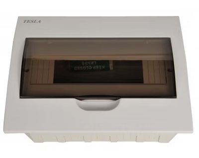 18 Pole Recessed mount distribution board switchboard load centre with earth neutral links TESPDBL18R