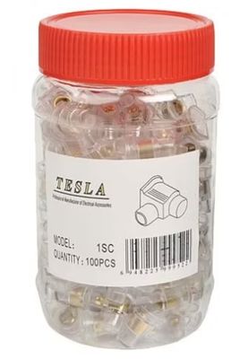 Single Screw Connector 3 x 6mm size 32A Jar of 100 pieces TES1SC CJ1