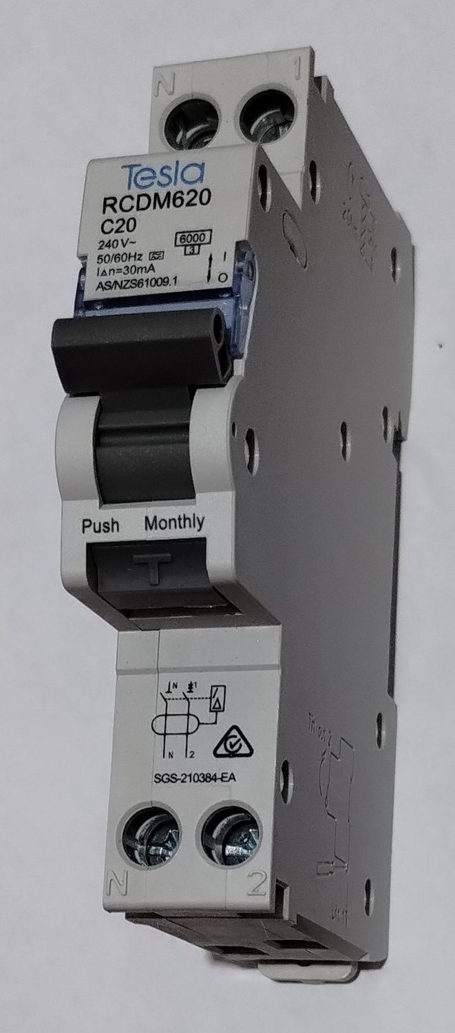 10A 6kA 1 pole Type A RCBO TESRCDM610A
