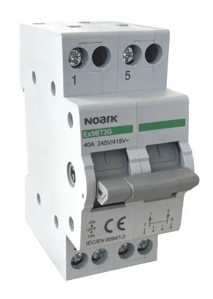 Noark 63A 2 Pole Changeover Switch EX9BT3G 850189