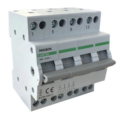 Noark 40A 4 Pole Changeover Switch EX9BT3G 850137
