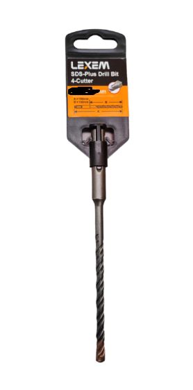 SDS-Plus 4 Flute cutter Hammer Drill Bit Dia 6mm x 160mm SDS06160
