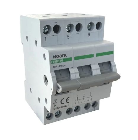 Noark 63A 3 Pole Changeover Switch EX9BT3G 850190