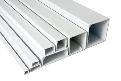 Cable Ducting Trunking 100mm(W) x 50mm(H) x 4meter(L) White CD10050