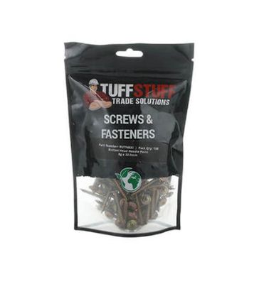 Washer Head Needle Point Screws 8g x 32mm – 100-Pieces Bag TUFBUTN832