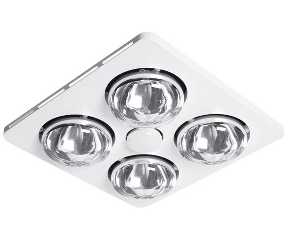 Essence 4 Martec 3-in-1 Bathroom Heater, Exhaust Fan with LED Light MBHE4LW