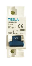 80A Circuit Breaker MCB 1 pole 10kA C Curve 27mm pitch TESMCB1P80