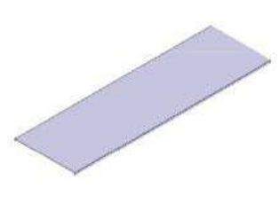 Flat Cable tray cover 150mm x 2.4meter suits to DT3150G cable tray CFN1DT3150G