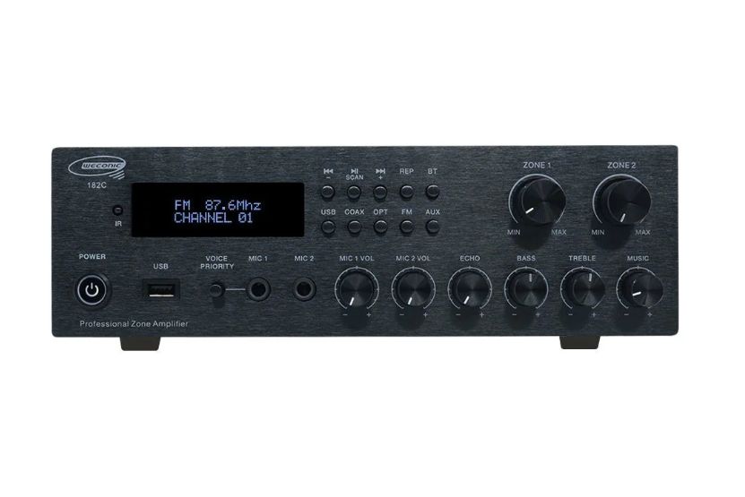 Weconic 2-Zone Multi Room Amplifier with Bluetooth 160W 182C