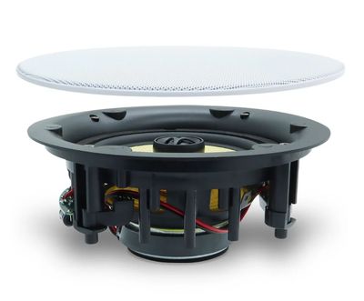 Weconic 6" Rimless 160W Ceiling Speakers Pair Commercial Grade White LGC63