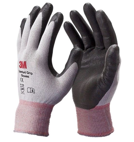3M Comfort Grip Gloves Pair General Use Size Medium 4122