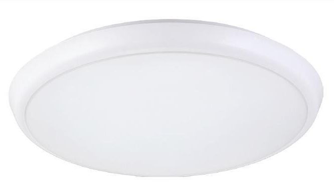 16W LED Ceiling Light Dimmable Oyster with Microwave Sensor IP65 6000K ST707A