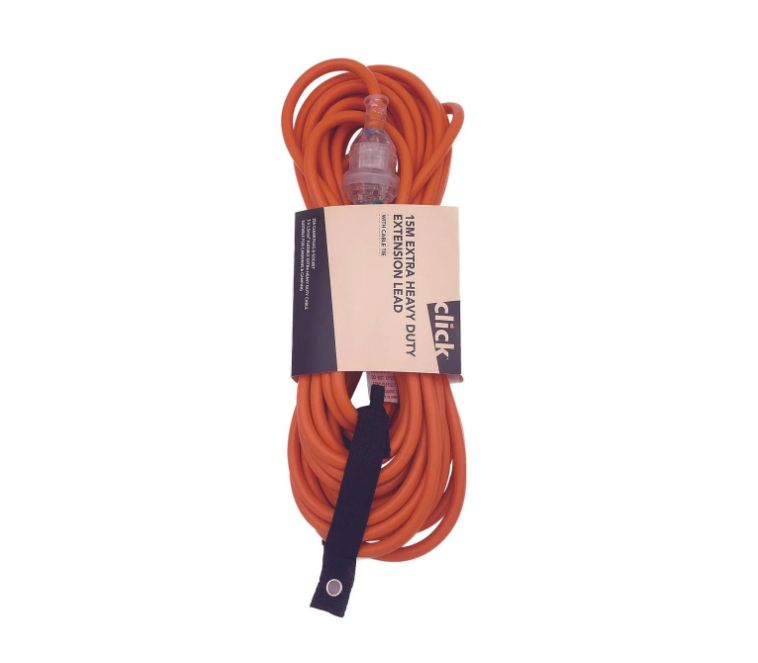 15m Extra Heavy Duty 15A Extension Lead With Cable Tie CCEL1515
