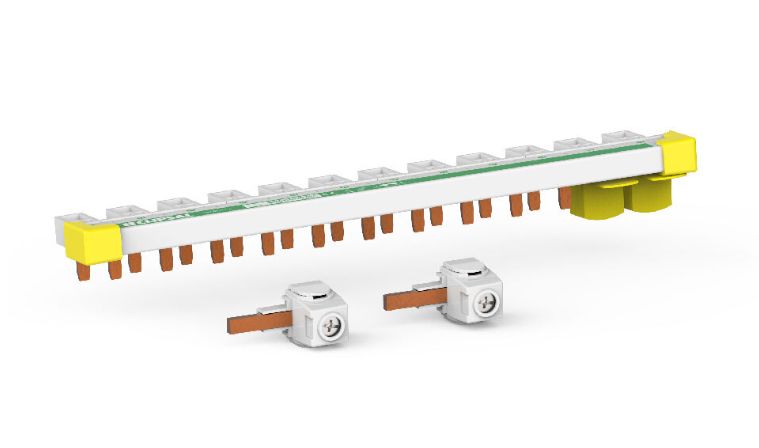 Max9 Rcbo Bottom Busbar Clipsal MAX9 Busbar kit 100A 1P+N 12 Modules poles MX9B112
