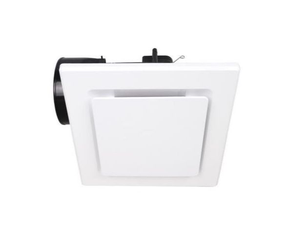 Square Bathroom Ducted Exhaust Fan Ø290mm Cutout H250-9-WH