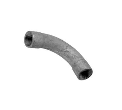 25mm Threaded Metal Galvanised Cast Iron Standard Bend M-SB25