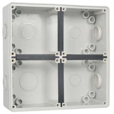 4 Module Enclosure Base for industrial 56 series outlets TEST4E