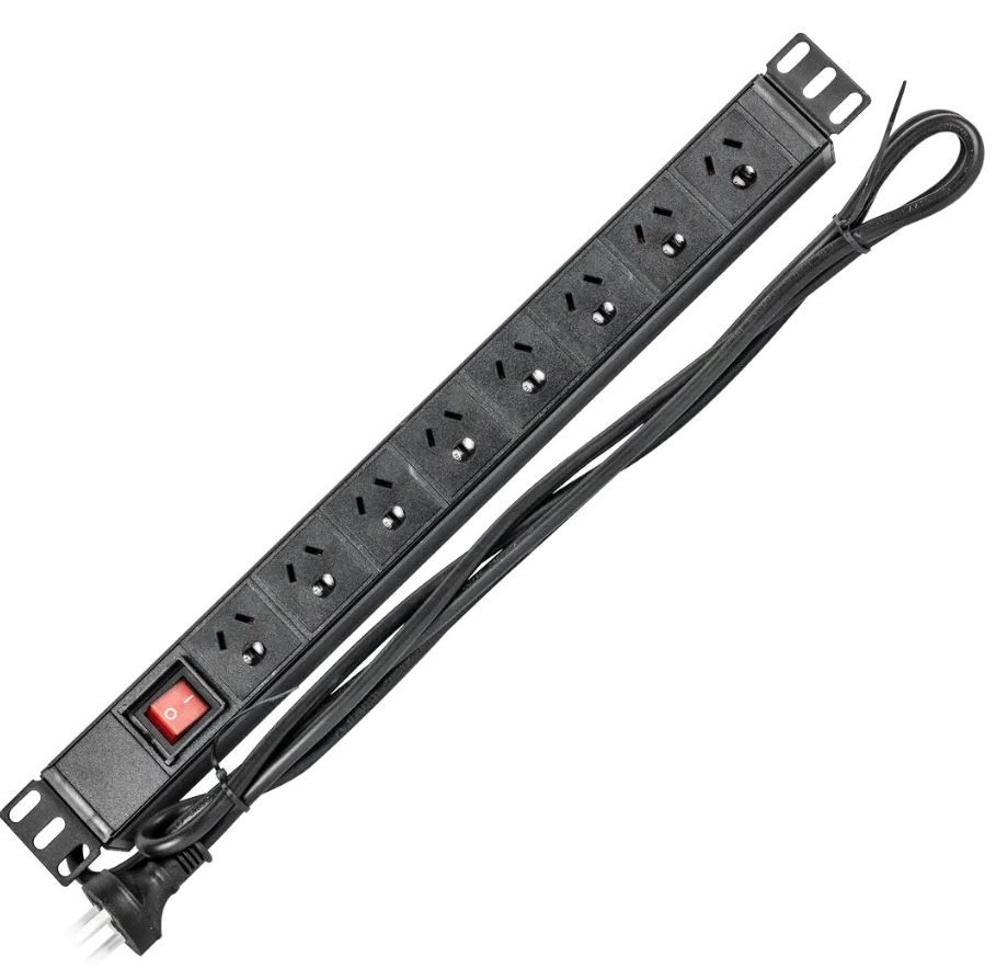 8 Way Server Data Rack 1RU Power Distribution Board Outlet F259-8WAY