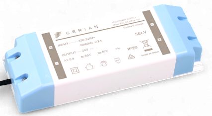 320W LED Driver 230v AC to 24v DC Max 13.33A IP20 DRIVER320W24VDC
