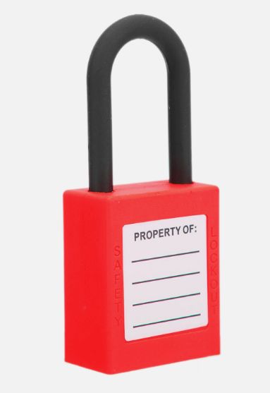 38mm Lockout Tagout LOTO Locks Padlock Red with Key set