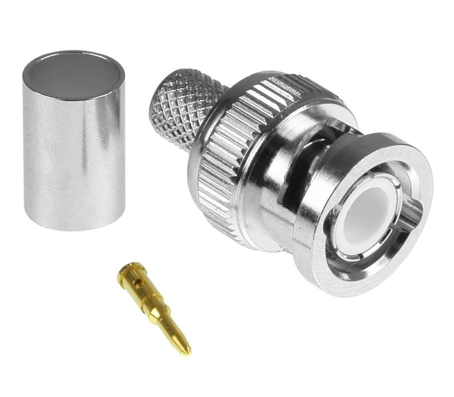 BNC male Plug for RG6 12E6