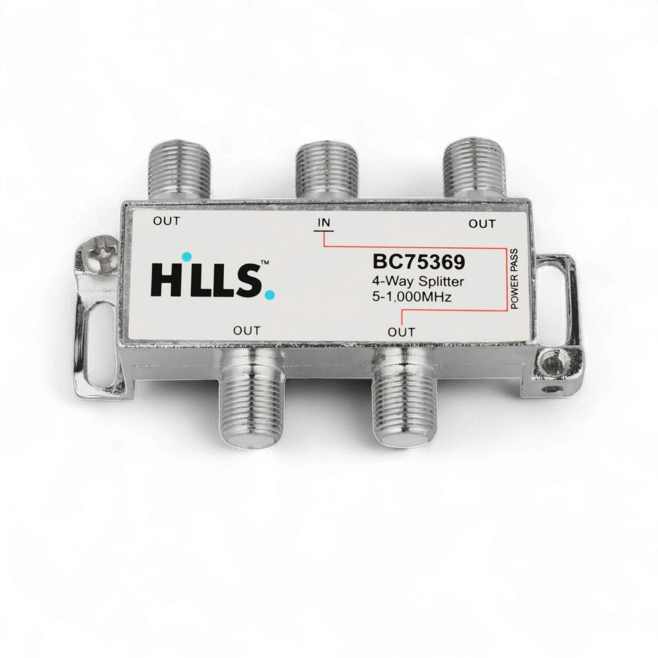 4 Way Splitter 5-1000MHz 10BSPF4 BC75369