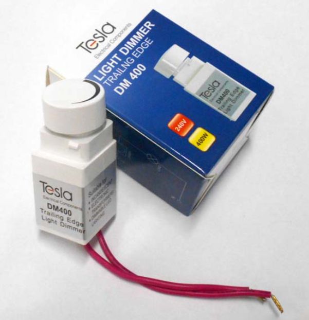 Trailing Edge Rotary Dimmer White DM400